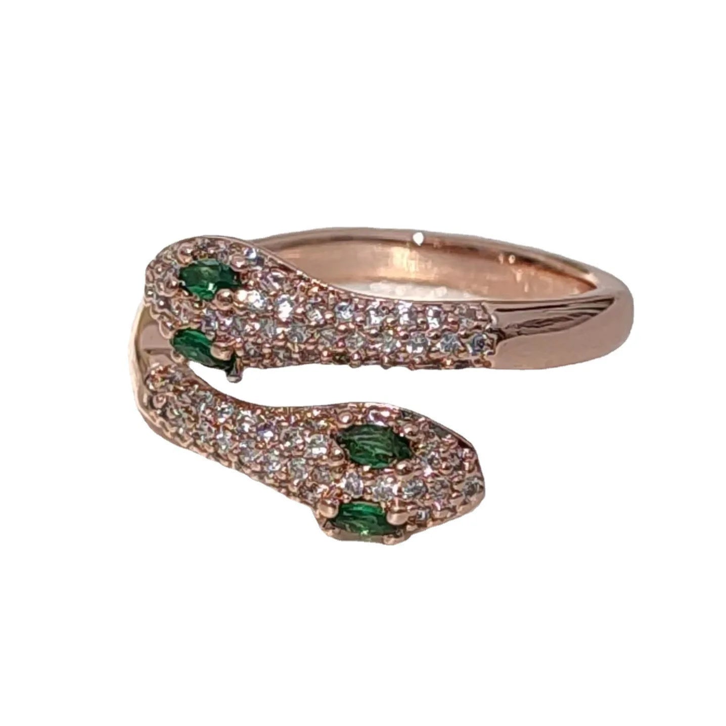 925 Sterling Silver Snake Zircon Rings For Women Wedding Luxury Jewelry Wholesale Dropshipping