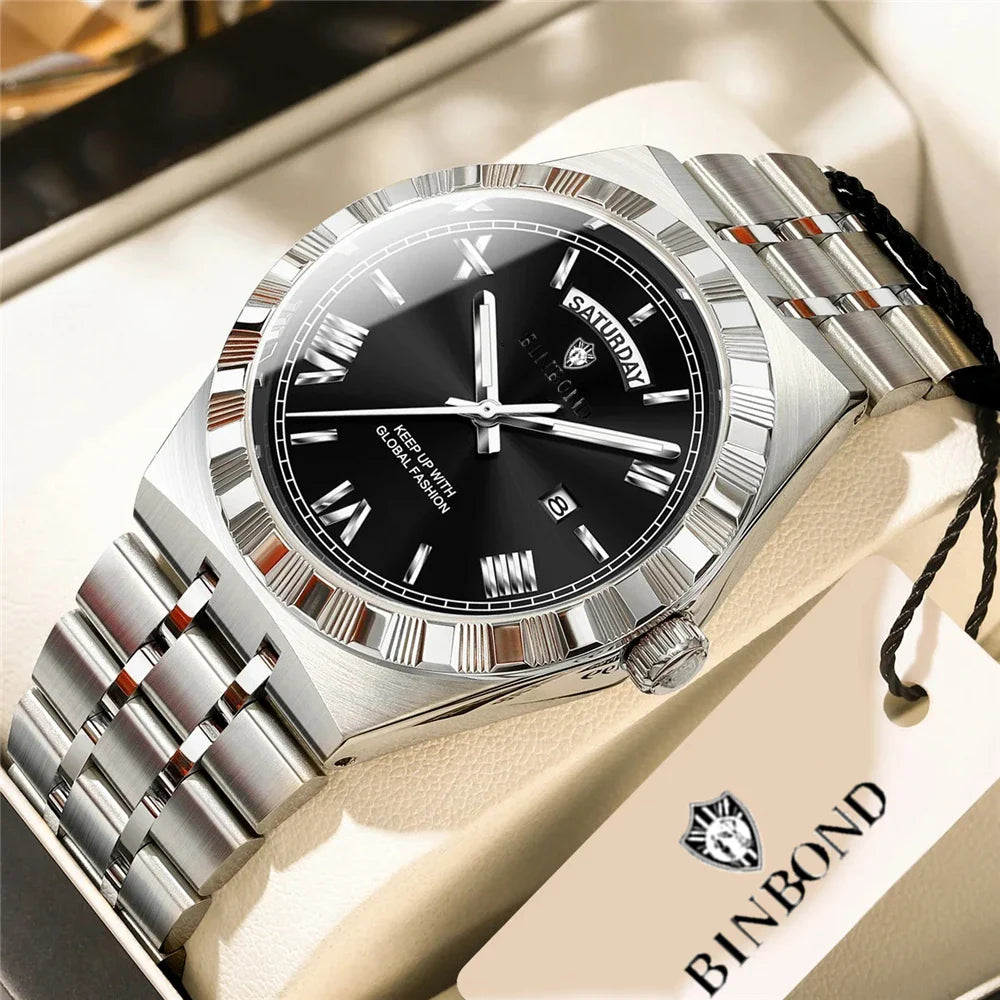 New Mens Automatic Watches For Man High Quality Brand Fashion Quartz Wristwatches Luxury Watch Men Gifts Sports Digital Clock
