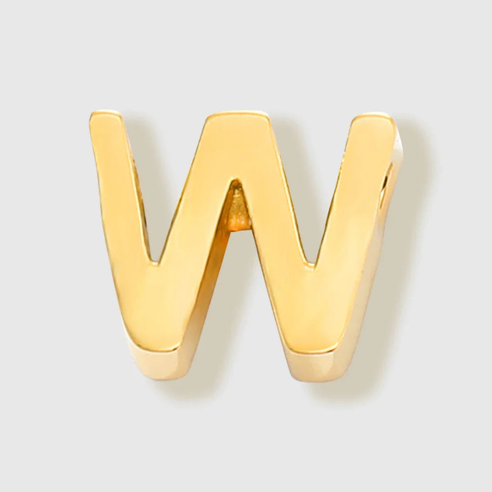 Tiny Heart Dainty Initial Charm Gold Color Silver Color Letter Name Pendant For Women Wholesale Alphabet A-Z Jewelry Gift