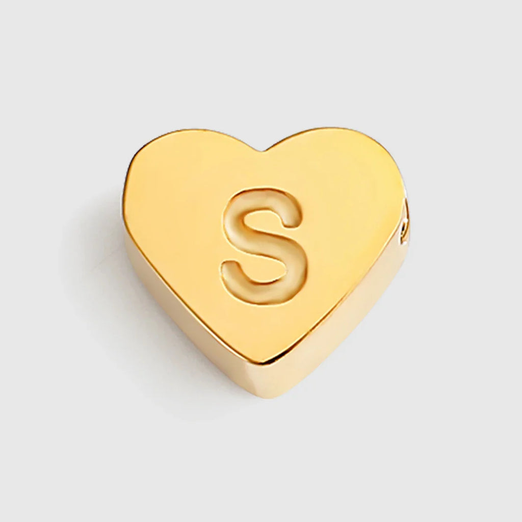 Initial Name Heart Shape Pendant For Necklaces 316L Stainless Steel Necklace for Women Bracelet Make Earrings Jewelry