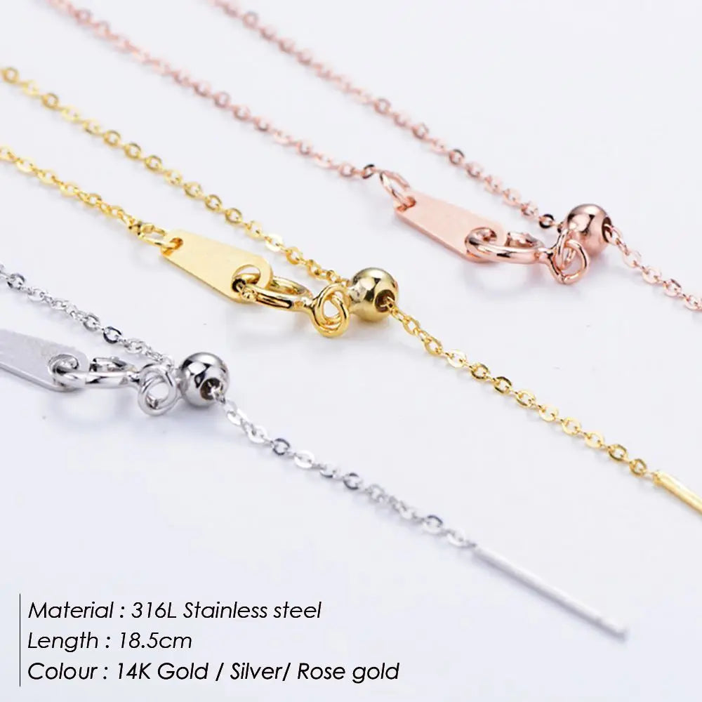 SUNIBI Heart Initial 26 Letter Bracelet for Woman DIY Simple Stainless Steel Adjustable Bracelets Jewelry Wholesale Dropshipping