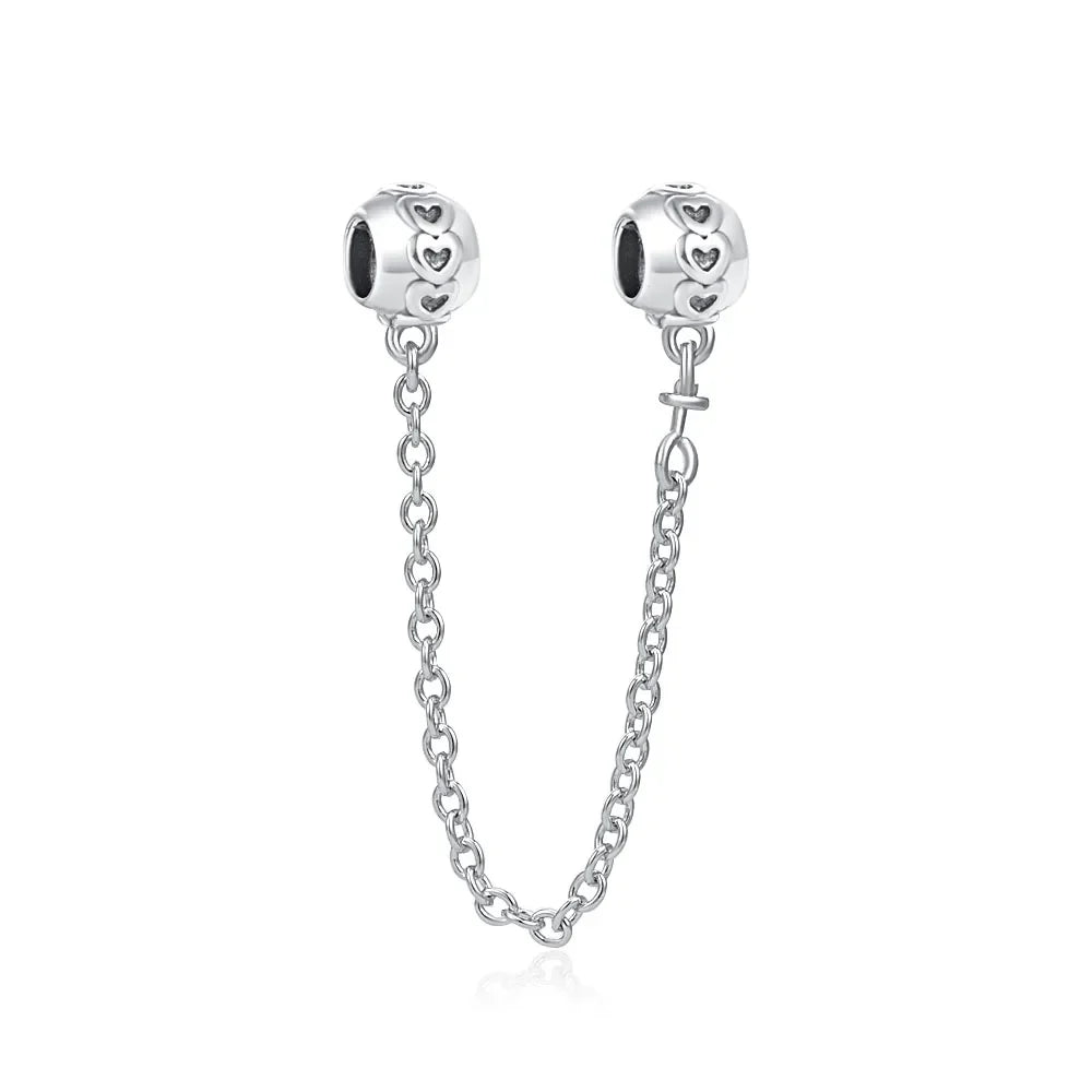 European New 925 Sterling Silver Spring New Pink Flower Ballon Cat Diy Beads Charm Fit European S925 Bracelet Bangles