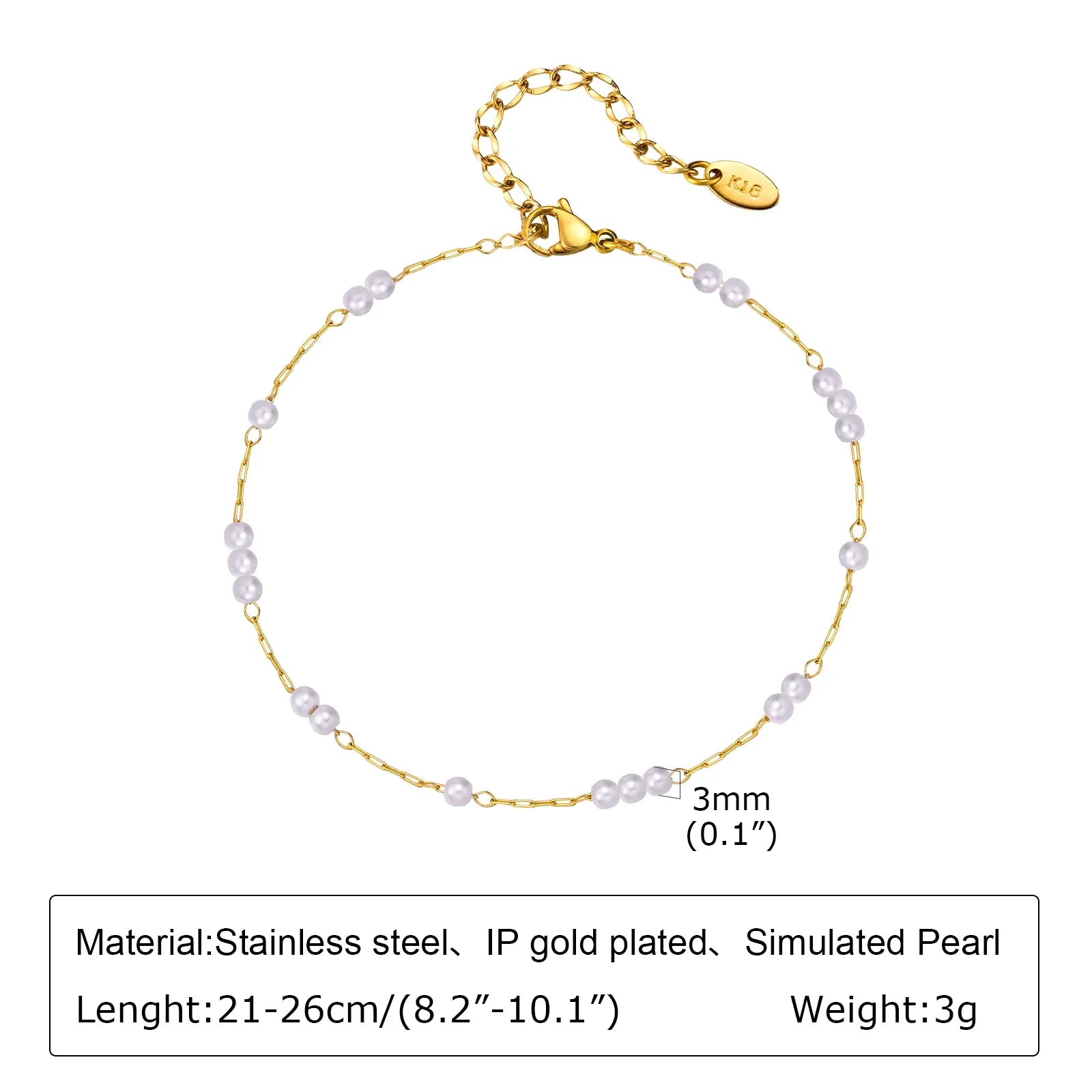 Stainless Steel Lucky Evil Eye Anklet Bracelet for Women, Blue Eye Beaded Chain Foot Anklets Summer Beach Lucky Amulet Gift