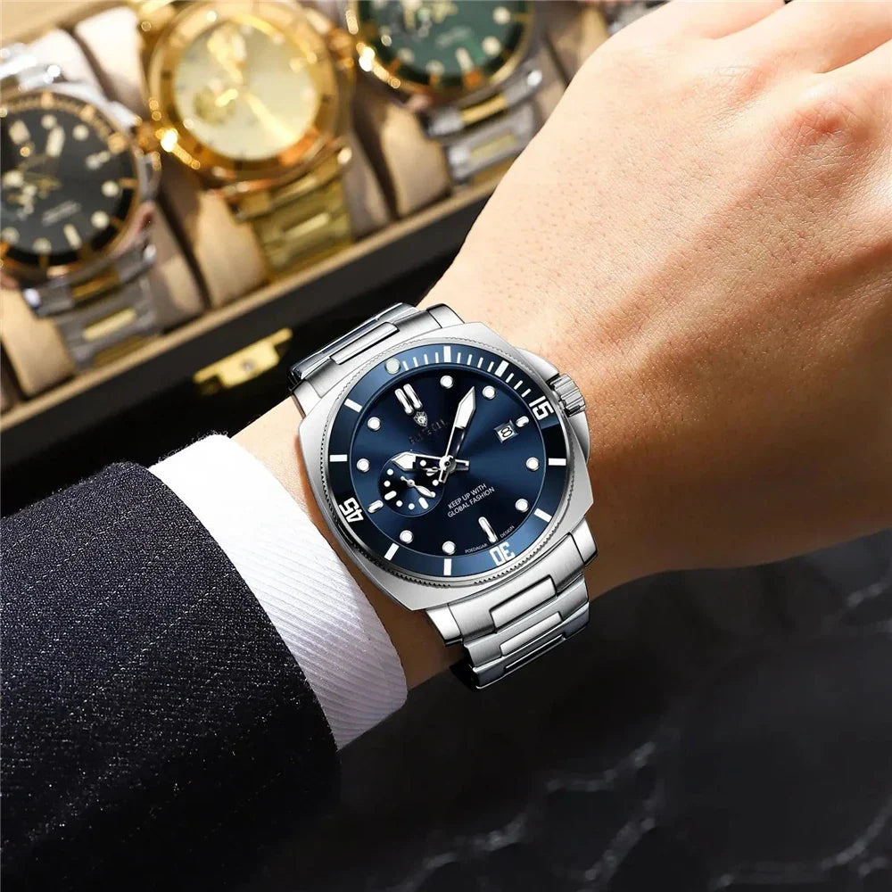 New Gifts Clock Red Watch Man Unique Digital Small Dial Fashion Quartz Wristwatches Mens Automatic Watches Men Cadeau Homme 2026