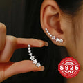 S925 silver splicing row flash cute, exquisite and elegant Valentine's Day wearable, hypoallergenic