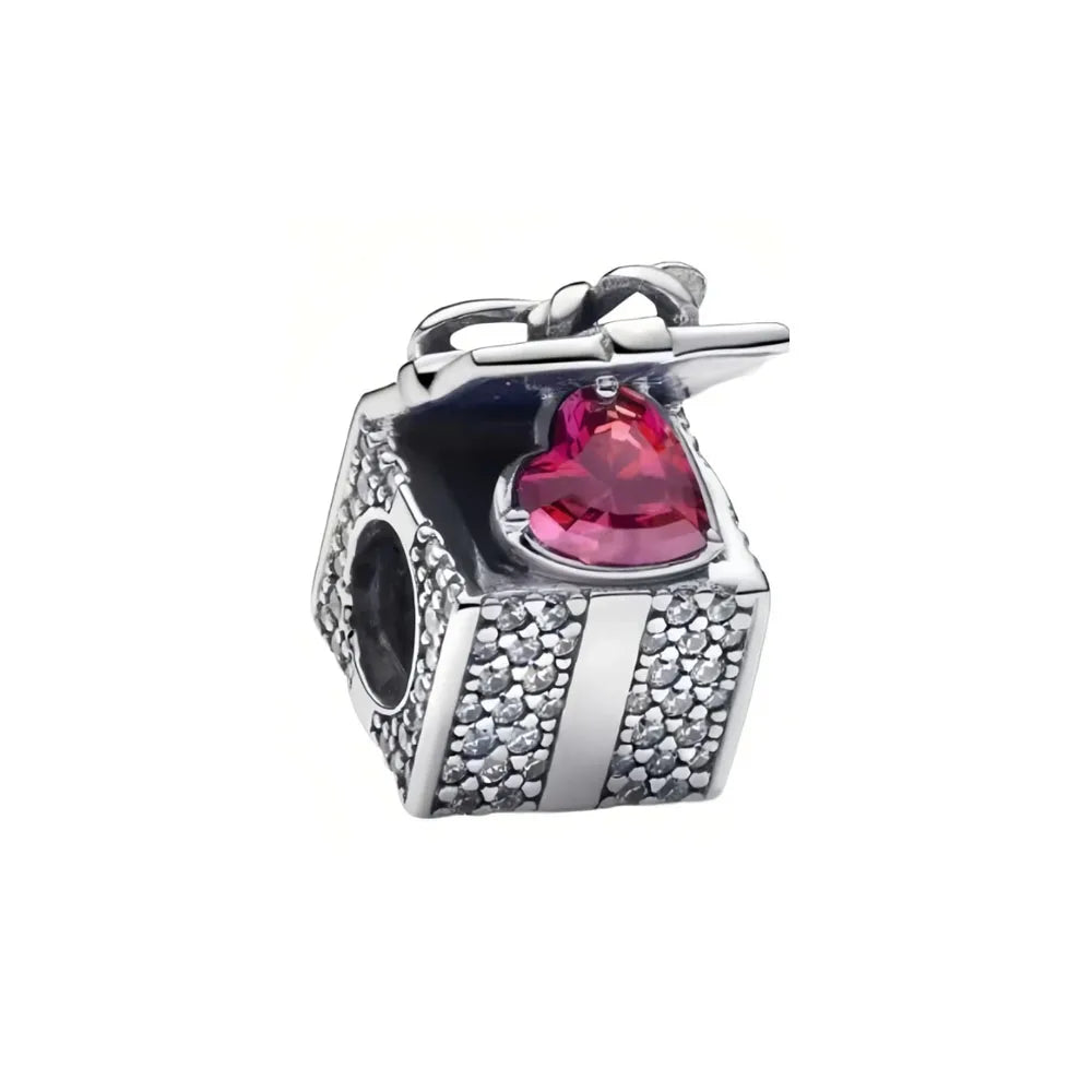 Hot Selling Christmas Santa 925 Silver Charm Bead Fit European Bracelet Bangles Women Necklace Jewelry