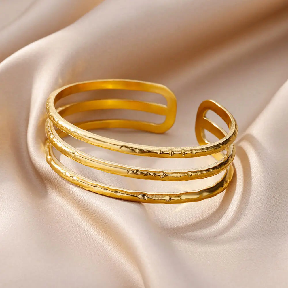 Jesus Bangles Bracelet for Women Stainless Steel Gold Color Luxury Bracelets New Trend Wedding Jewelry pulseras mujer bijoux