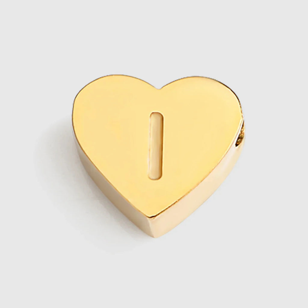 Initial Name Heart Shape Pendant For Necklaces 316L Stainless Steel Necklace for Women Bracelet Make Earrings Jewelry