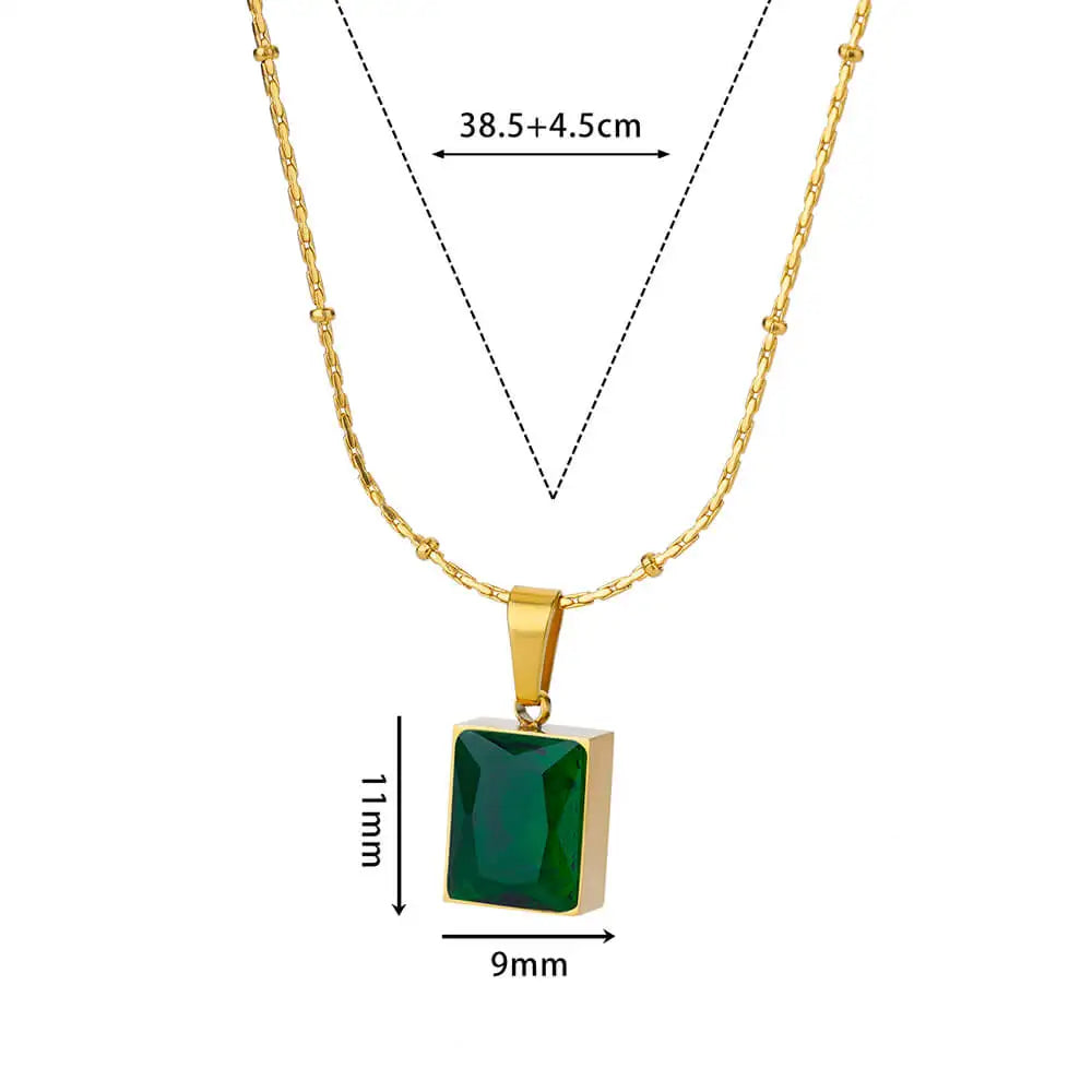 Luxury Zircon Butterfly Pendant Necklaces For Women Stainless Steel Gold Color Chain Collar Necklace 2025 New Wedding Jewelry