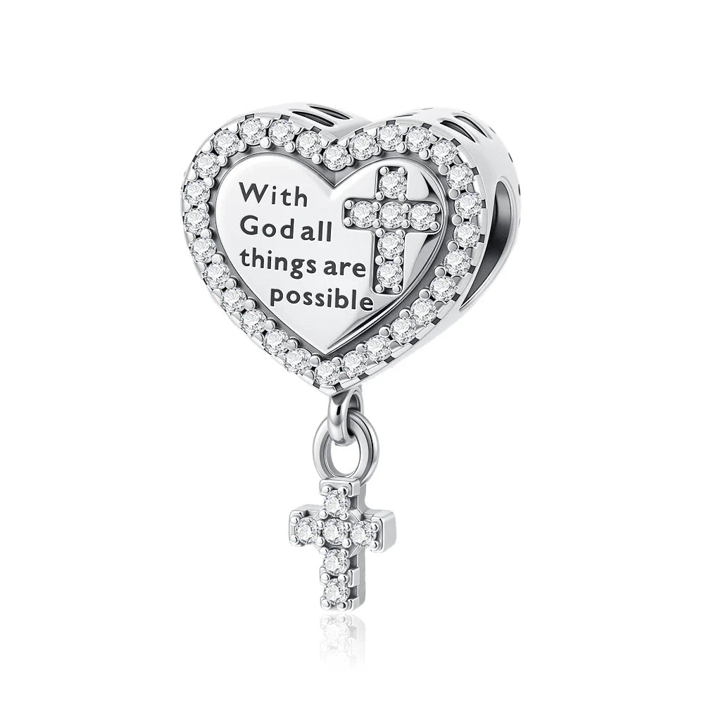 2026 925 Silver Flower, Butterfly, Highland Cow, Motorcycle Pendant Fit European Original Bracelet DIY Jewelry Exquisite Jewelry