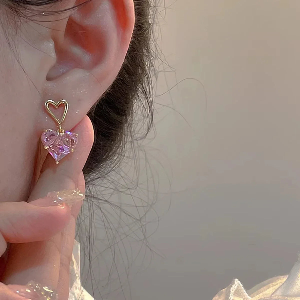 Fashion Cosmic Star River Earrings Blue Opal Niche Unique Planet Earrings Ear Studs Women Versatile Ear Jewelry
