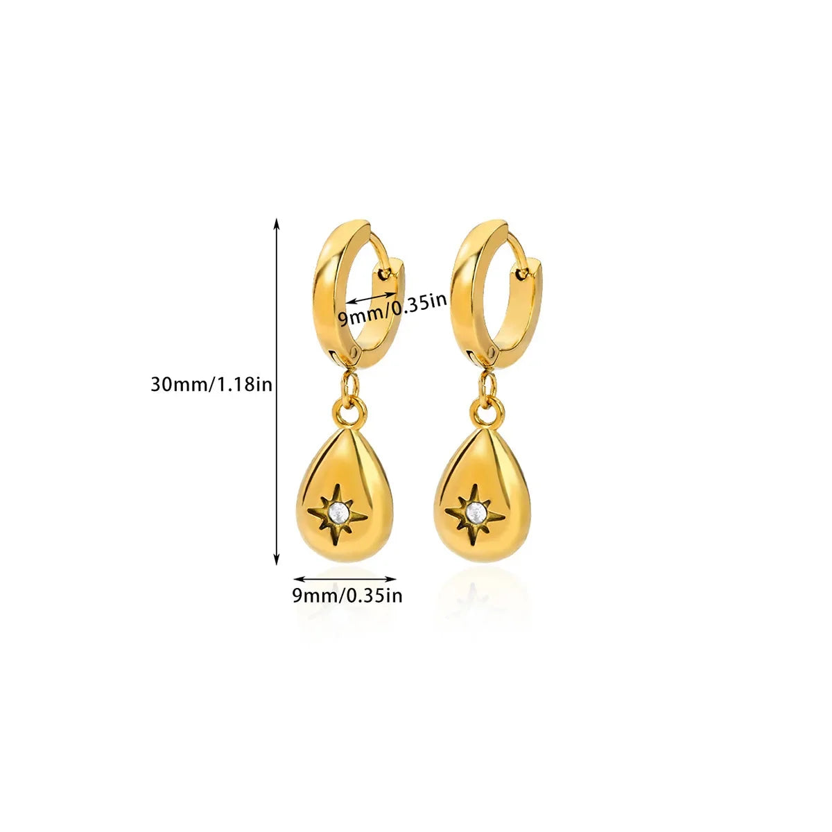 Geometric Flower Stainless Steel Earrings Women Sweet Sunflower Star Gold Color Ear Piercing Jewelry Wedding Accessories Gifts