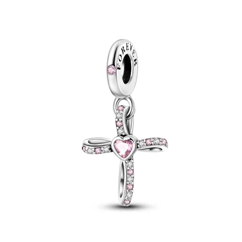 Hot Selling Christmas Santa 925 Silver Charm Bead Fit European Bracelet Bangles Women Necklace Jewelry