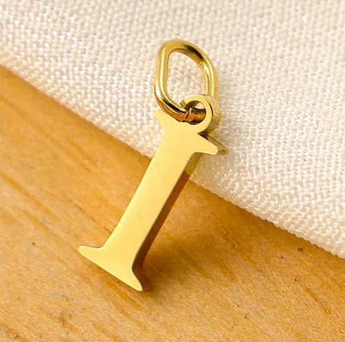 SUNIBI 26 Letters Stainless Steel Cut Alphabet Pendant for DIY Woman Necklace Ladies Jewelry Accessories Wholesale Dropshipping