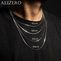 1Pcs Punk Hip-hop Snake Link Chain 925 Sterling Silver Necklace for Men Women Male Jewelry Gifts Cadenas Para Hombre
