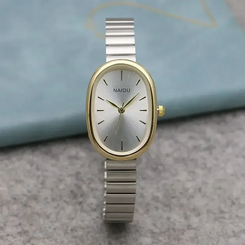 New Brand Steel Band Square Quartz Watch Retro Minimalist Temperament Small Dial Watch Female Student Wristwatch Dropshipping