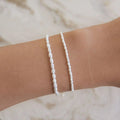 COLALA Imitation Pearl Bracelet Oval Pearl Stainless Steel Bracelet Women's Holiday Gift