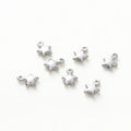 20pcs/lot 5x7MM Hole 1.0MM 14K 18K Gold Color Plated Brass Small Star Charms High Quality Pentant For Diy Jewelry Accessories