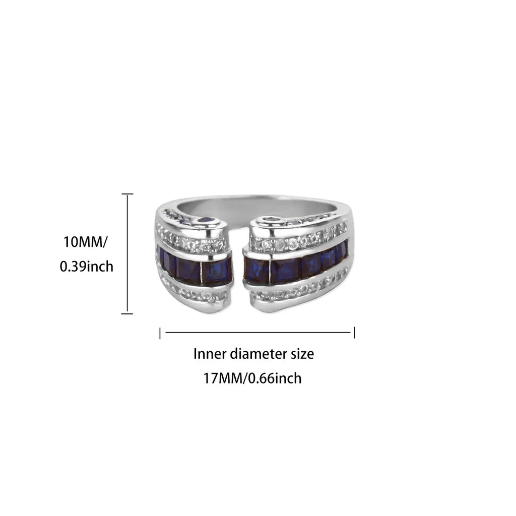 Gothic Stainless Steel Opening Finger Rings for Women Vintage Geometric Adjustable Finger Ring Trendy Punk Jewelry Gifts