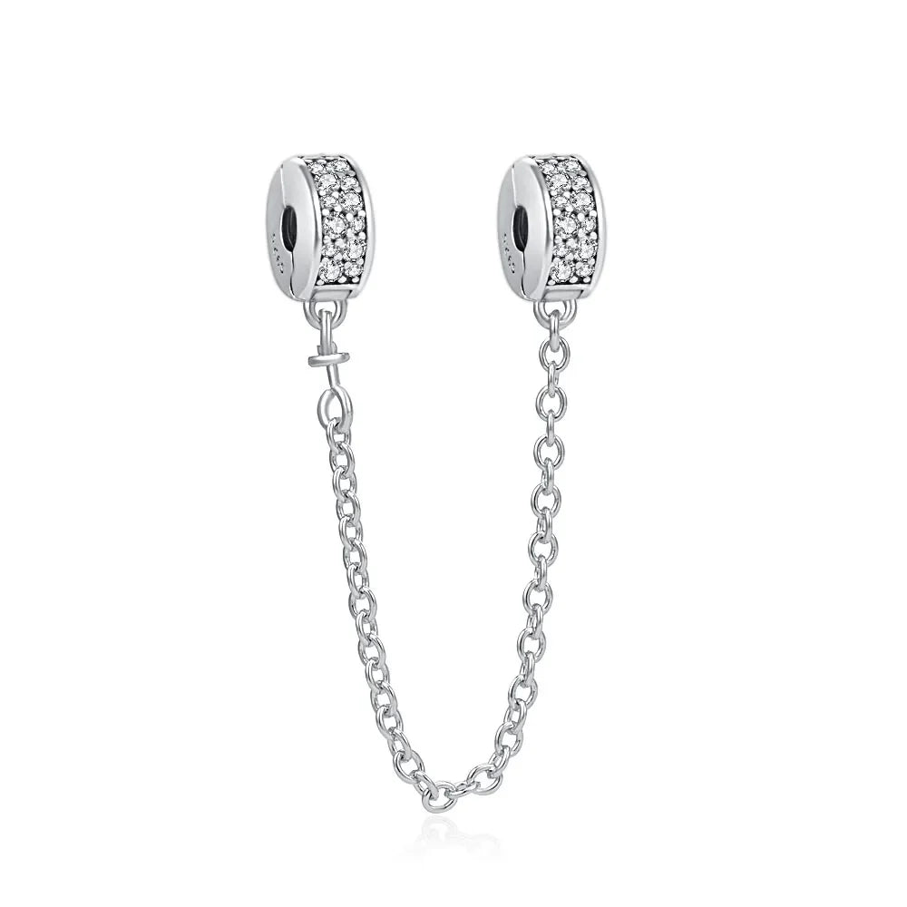 European New 925 Sterling Silver Spring New Pink Flower Ballon Cat Diy Beads Charm Fit European S925 Bracelet Bangles