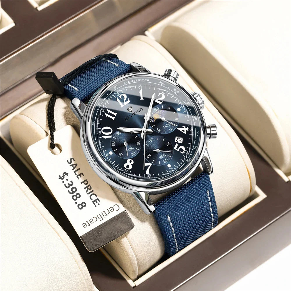 New Sports Canvas Luxury Digital Watch Men Fashion Quartz Wristwatches Gifts For Man Automatic Watches Mens Clock Cadeau Homme