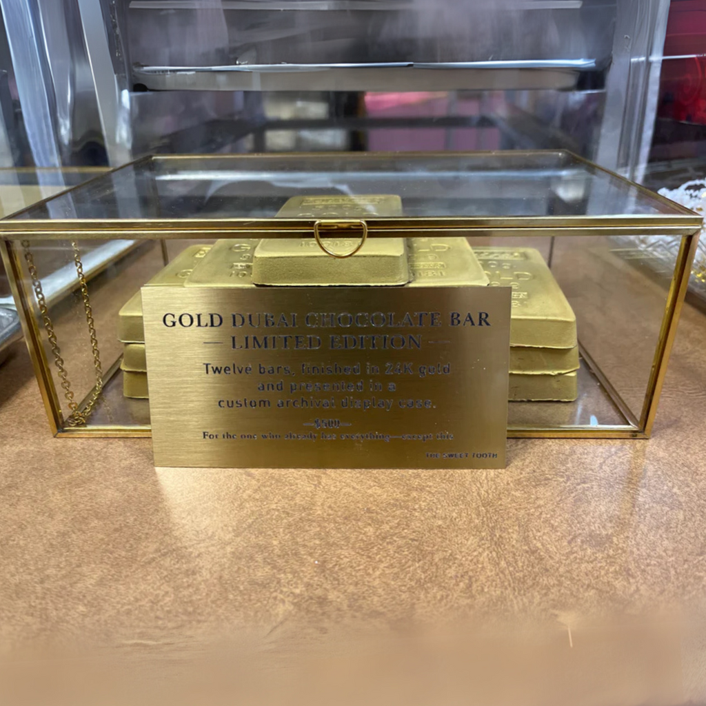 The 24k Gold Bullion Dubai Chocolate Set-Limited Edition