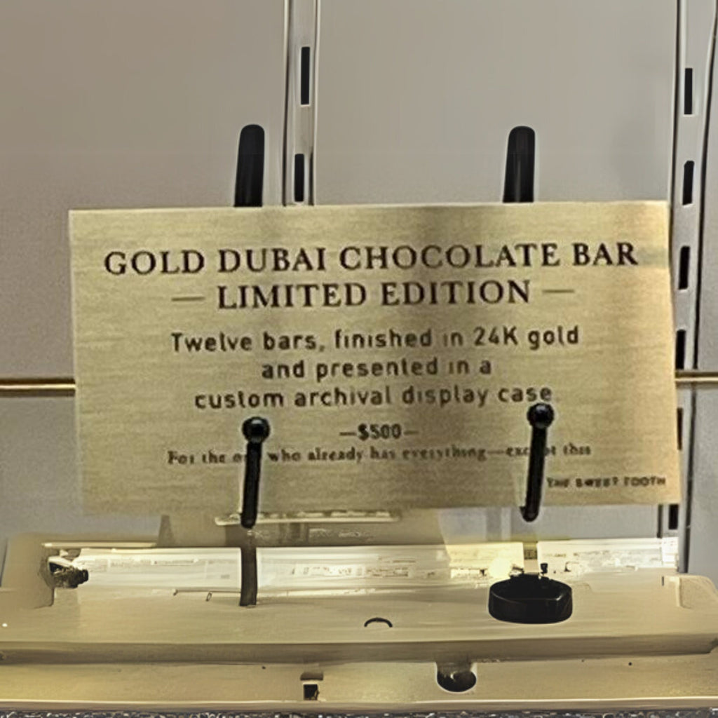The 24k Gold Bullion Dubai Chocolate Set-Limited Edition