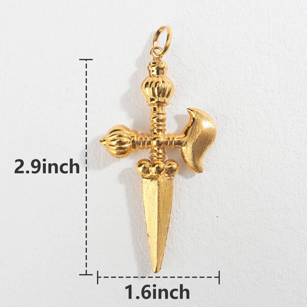 Hot Selling Pendant Africa Map Pendant Necklace Women Men Gold Plated Wholesale Fashion Stackable Jewelry Daily Wear Party Gift