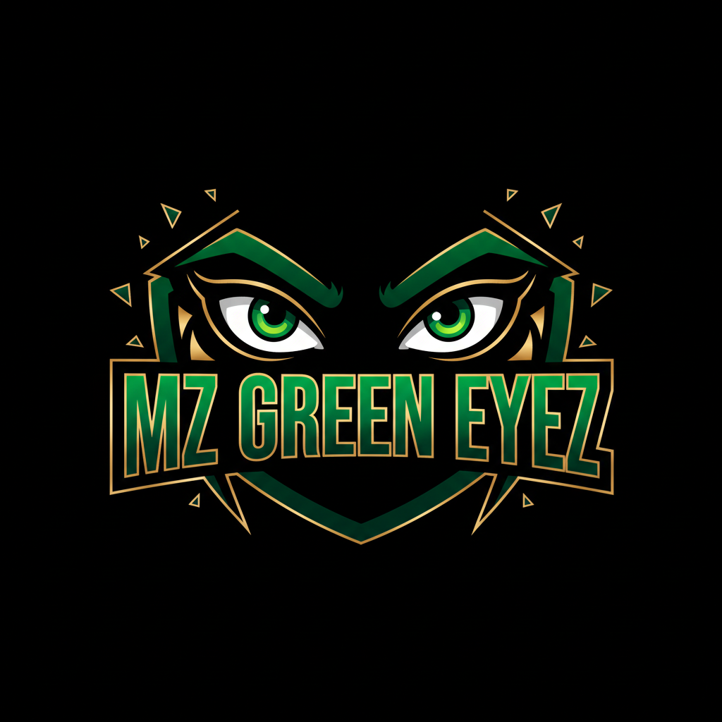 MZ GREEN EYEZ Logo